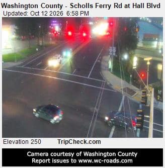 Washington County - Scholls Ferry Rd at Hall Blvd