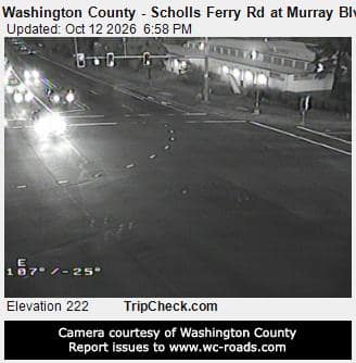 Washington County - Scholls Ferry Rd at Murray Blvd