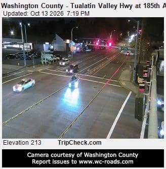 Washington County - Tualatin Valley Hwy at 185th Ave