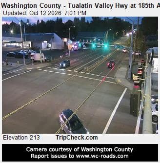 Washington County - Tualatin Valley Hwy at 185th Ave