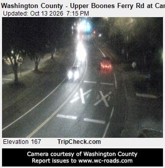 Washington County - Upper Boones Ferry Rd at Carman Dr