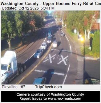 Washington County - Upper Boones Ferry Rd at Carman Dr