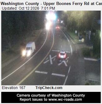 Washington County - Upper Boones Ferry Rd at Carman Dr